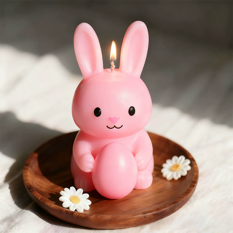 Rabbit, candle, cute table silicone mold, aromatherapy, Birthday gift