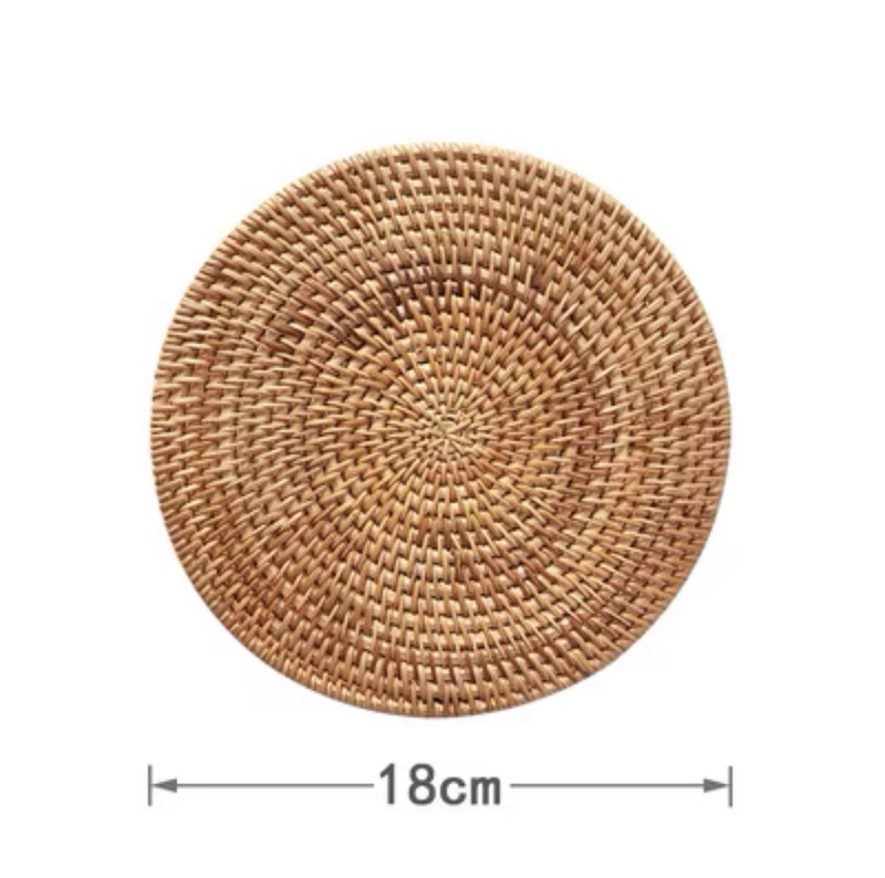 싱글 피스 라운드 코스터 18cm