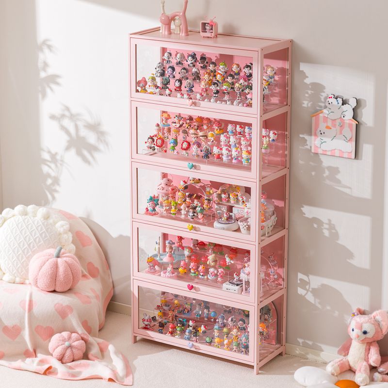 Gabinete de exhibición transparente hecho a mano acrílico caja ciega estante de exhibición joyería muñeca gabinete de almacenamiento