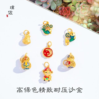 沙金好运来锦鲤葫芦日月星辰葫芦福袋财神爷