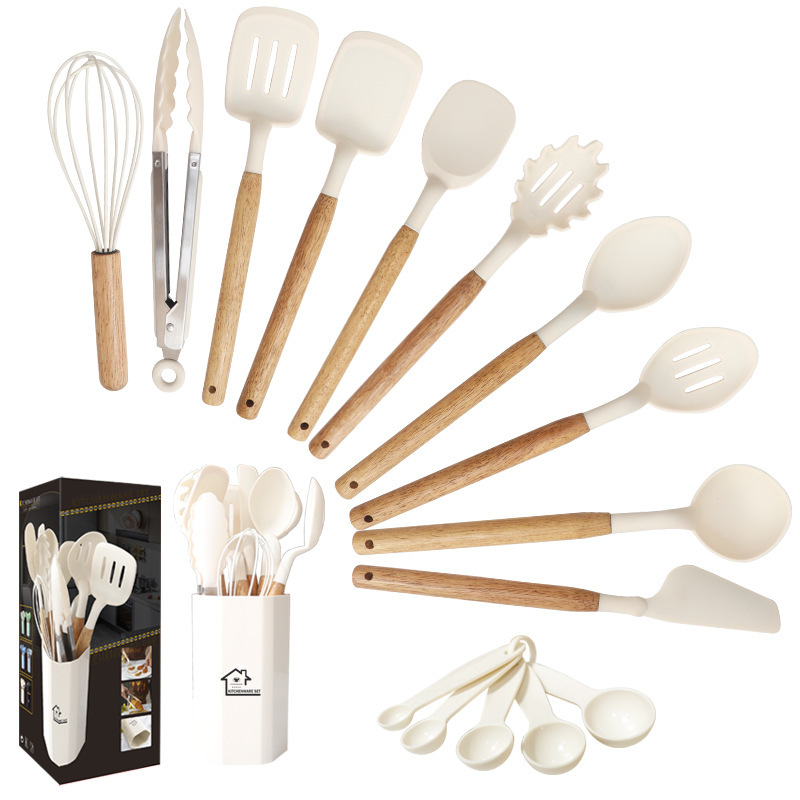 12 piezas de silicona transfronteriza antiadherente silicona doméstica de grado alimenticio set de cocina de silicona al por mayor