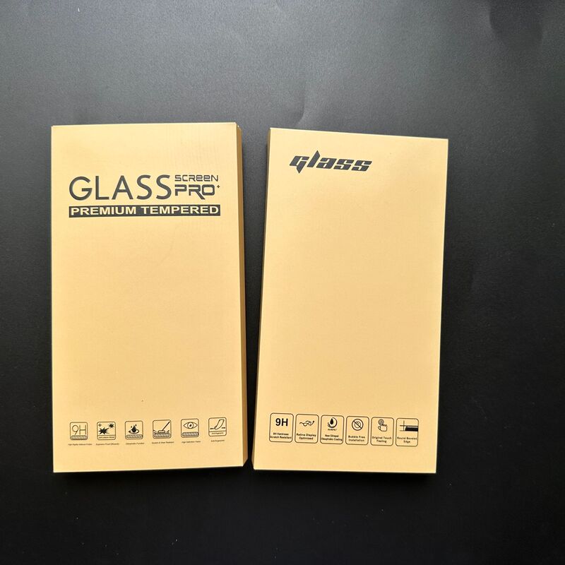 New neutral 6.7 inch tempered film packaging box Apple Huawei film mobile phone explosion-proof glass film packaging