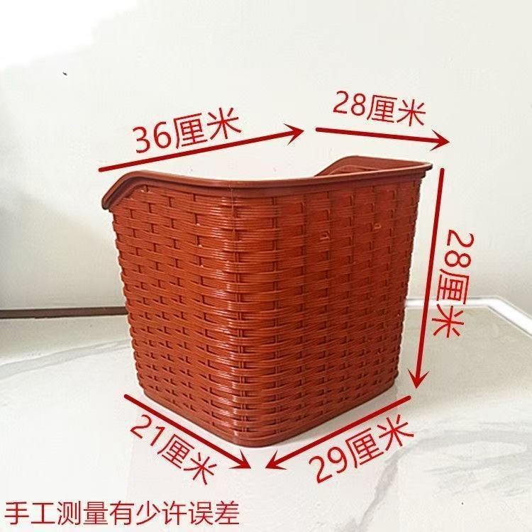 Waterproof inner bag for electric bike rear basket, hanging basket storage, enlarged backpack, bike basket with backrest, vegetable basket