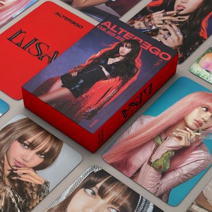 in stock 55 BP Pink LISA Laser Card Album Alter Ego Card lomo Card