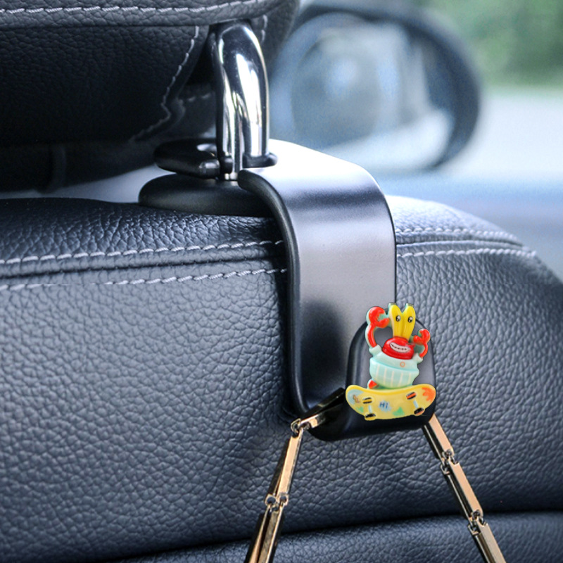 Nueva creatividad SpongeBob accesorios de automóviles dibujos animados consola central de aire acondicionado accesorios de salida de aire