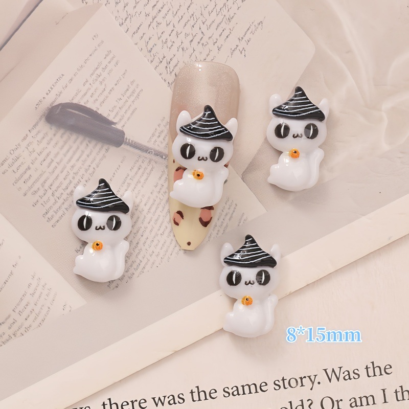 마법의 고양이 흰색