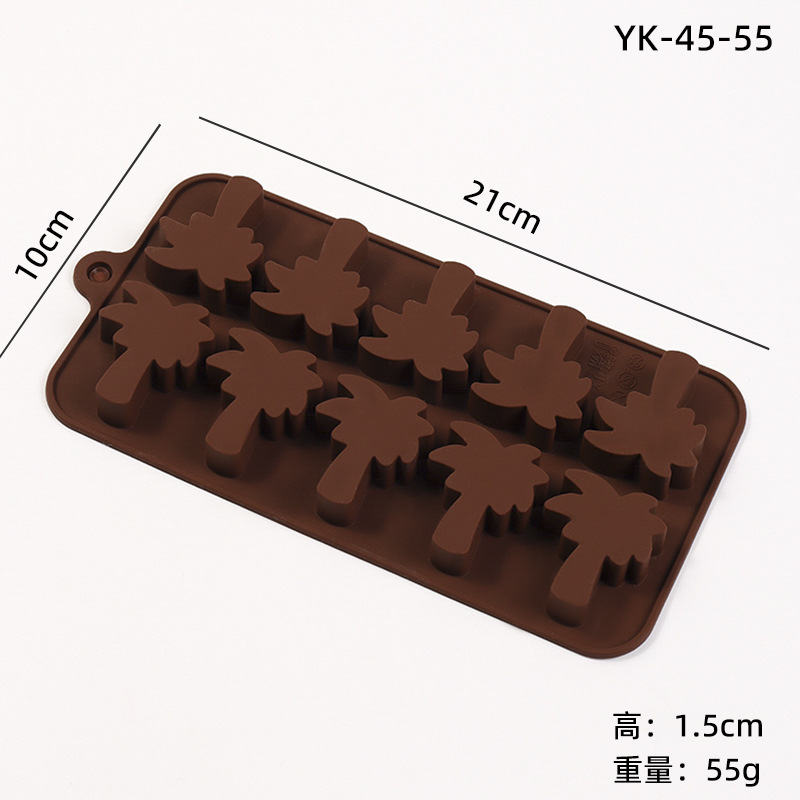 Molde de Silicona para Chocolate DIY, Multiuso con Formas de Dibujos Animados para Repostería