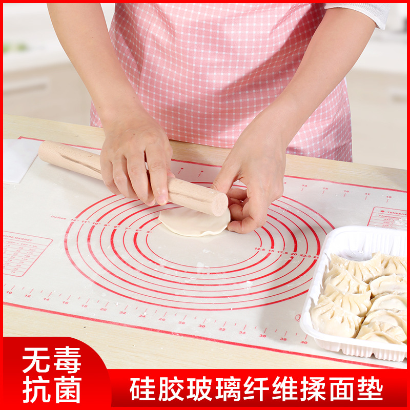 Tapete de silicona platino de grado alimenticio para hornear, resistente a altas temperaturas, tapete de silicona para amasar, antideslizante, antiadherente y tapete para enrollar para postres