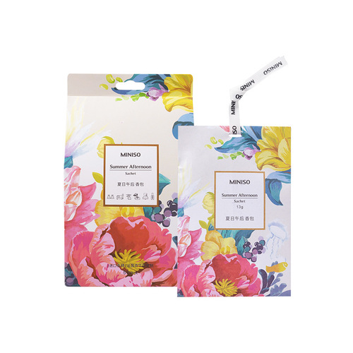 MINISO brand flagship store fragrance bag wardrobe sachet deodorizing aromatherapy refreshing bedroom room