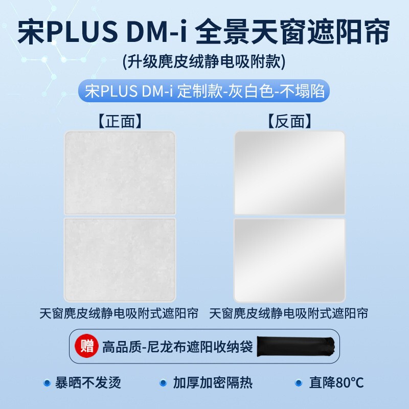 适用比亚迪宋l/plus/pro天幕遮阳帘海豹秦元唐EVDM天窗防晒隔热挡|undefined