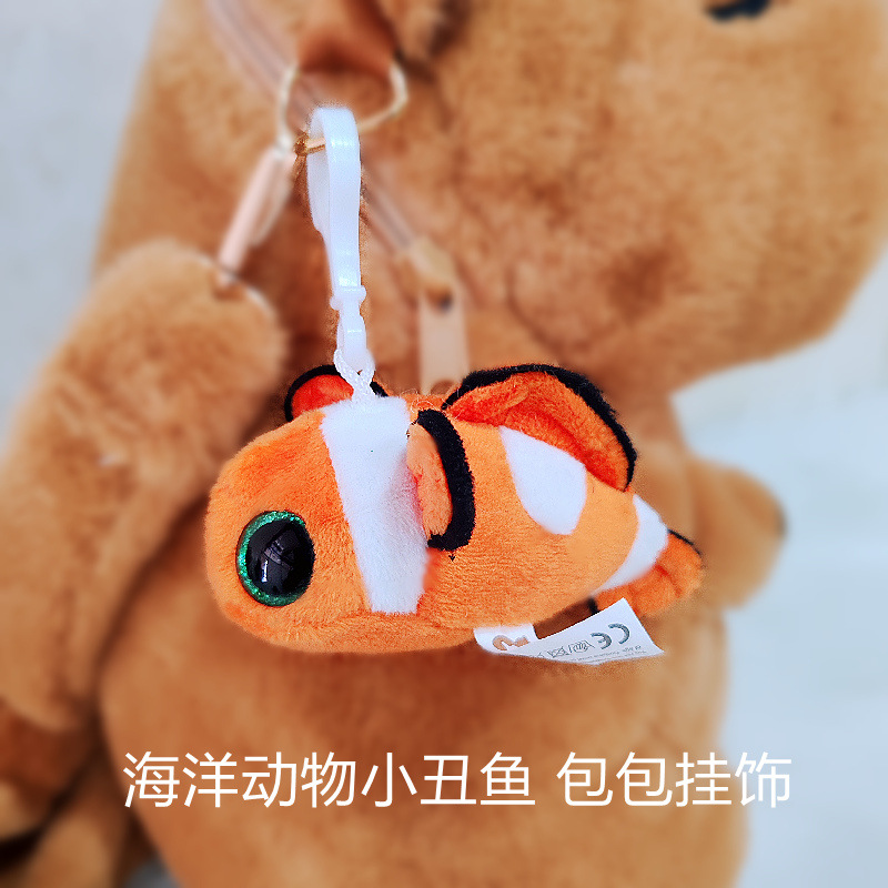 Capibara pony muñeca de peluche colgante bolsos colgante llavero lindos collares muñecas de pulsera transfronterizas