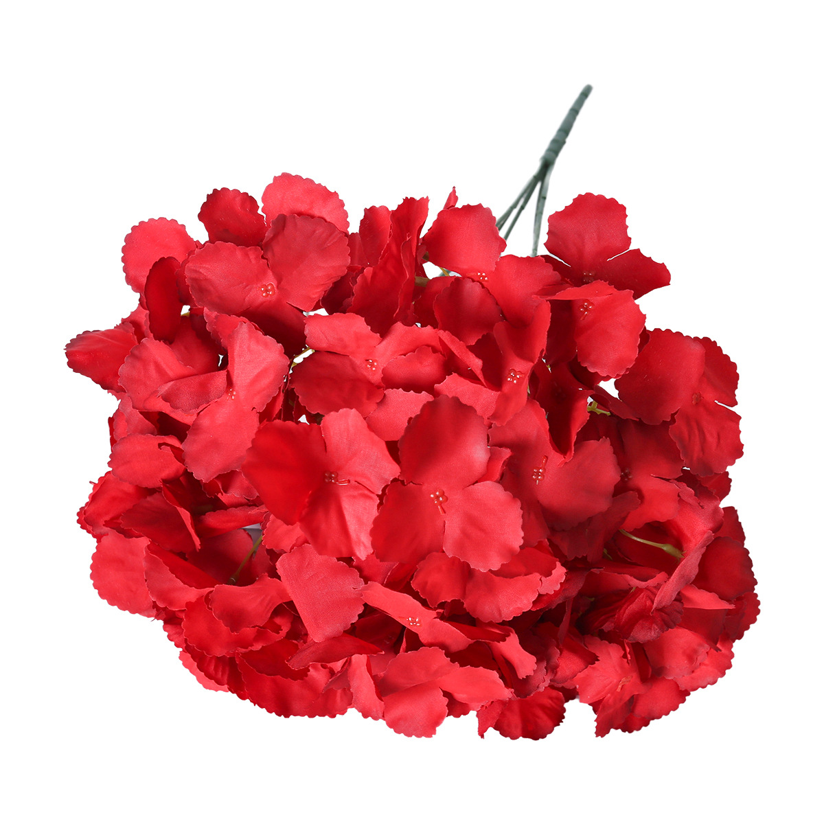Hortenida decoración de bodas disparo ramo floral arreglos floral al por mayor simulación de adornos de flores falsas