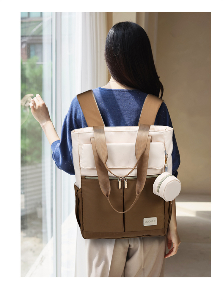 New fashionable and multi-functional mom bag, large-capacity mother and baby bag, travel backpack, single-shoulder bag, handbag undefined