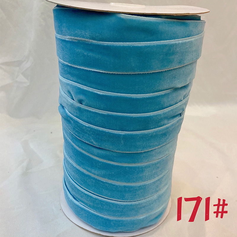 Cintas de flojo para el cabello, cinta de tejido, ropa, accesorios de ropa, cinta de terciopelo de color, accesorios de joyería DIY multi-especificaciones