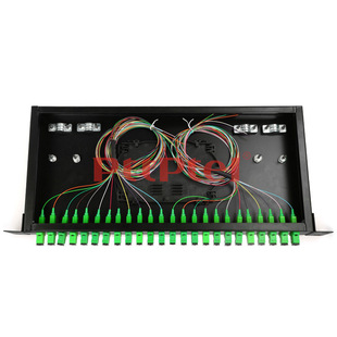 PTTP PUtian Taiping 24-port 19”-inch 1U Rack-moUnted 24-core SC APC Fiber Patch Panel Terminal Box
