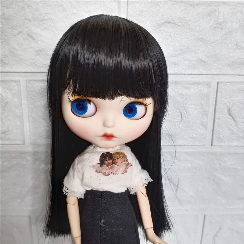 Парик для куклы Blythe с тканевой шапочкой, окружность головы 25–27 см, разные фасоны и цвета