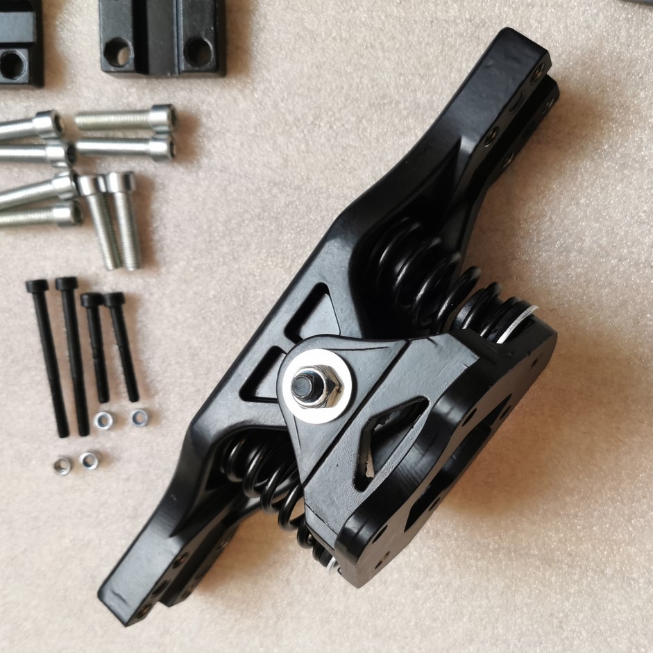 249mm Electric Skateboard Bracket Bridge Off-road Wheel Hub Motor Bridge Large Spring Shock Absorption with Front Bridge 420mm