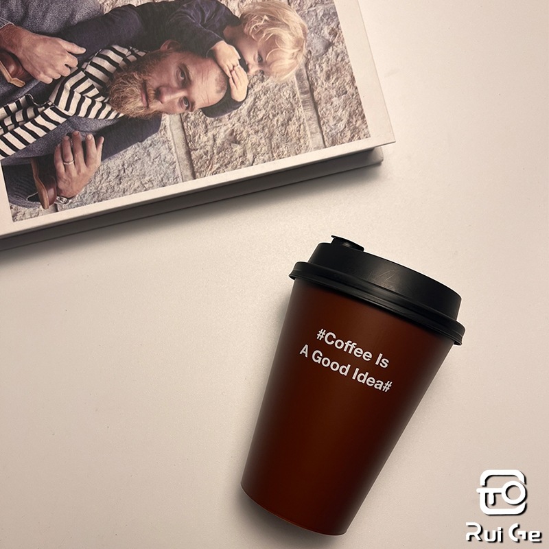 一次性咖啡杯膜内贴注塑杯90口径可订制logo奶茶店商用批发奶茶杯