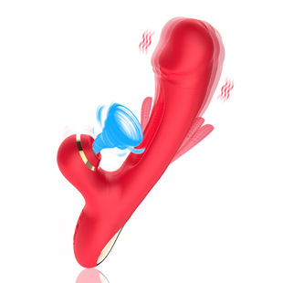 Cross-Border Hollow Sucking Vibrator, Artificial Dildo, Female Masturbation Slapping Stick, 2Nd Generation and 3Rd Generation Av Stick Wholesale