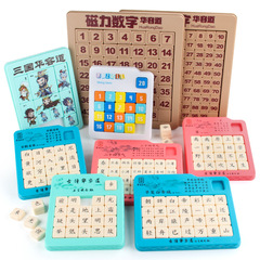 Amazon Magnetic Three Kingdoms Digital Ancient Poetry Wuhang Road Puzzle Game Educational Intelligence Sliding Puzzle Staircase Pass Toy 