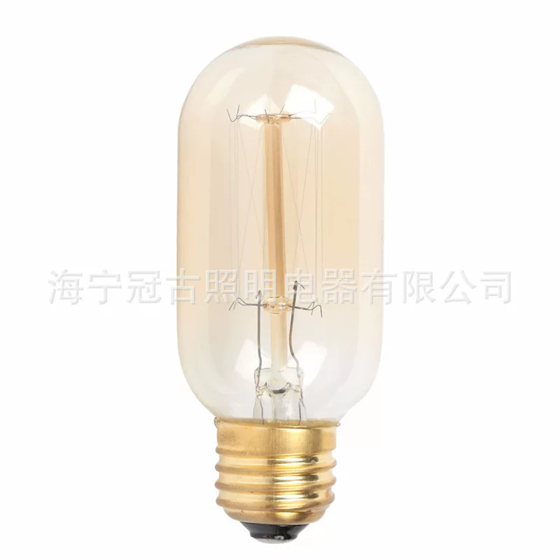Retro bulb, antique incandescent lamp, 40W, 120v, 220v