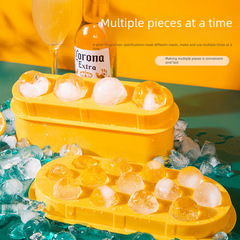 可疊加自製大冰球凍冰塊模具冰盒球形製冰格家用做冰格盒子製冰盒