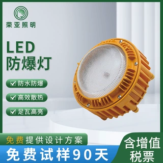 荣亚照明LED防爆灯三防灯吊灯工厂仓库防爆照明灯节能圆形防爆灯