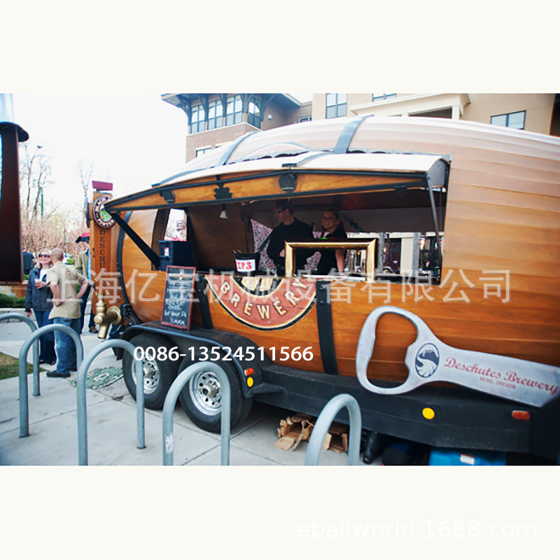 airstream food trailer移动早餐快餐车流动夜市摆摊房车小吃车