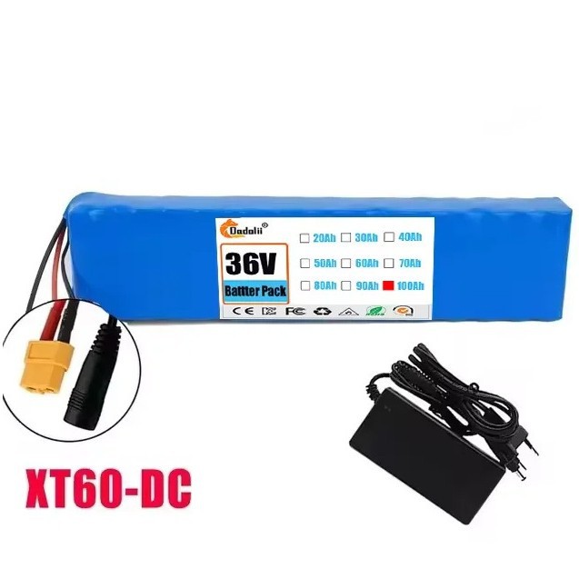 10S3P 36V 100Ah电池ebike电池组18650锂离子电池1000W大功率电动