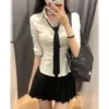 Long-sleeve, brace, shirt
