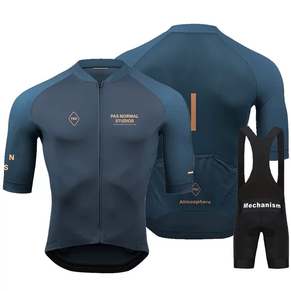Short-sleeved cycling jersey suit bicycle breathable mountain bike clothing new hot pns men's summer sweat-absorbent