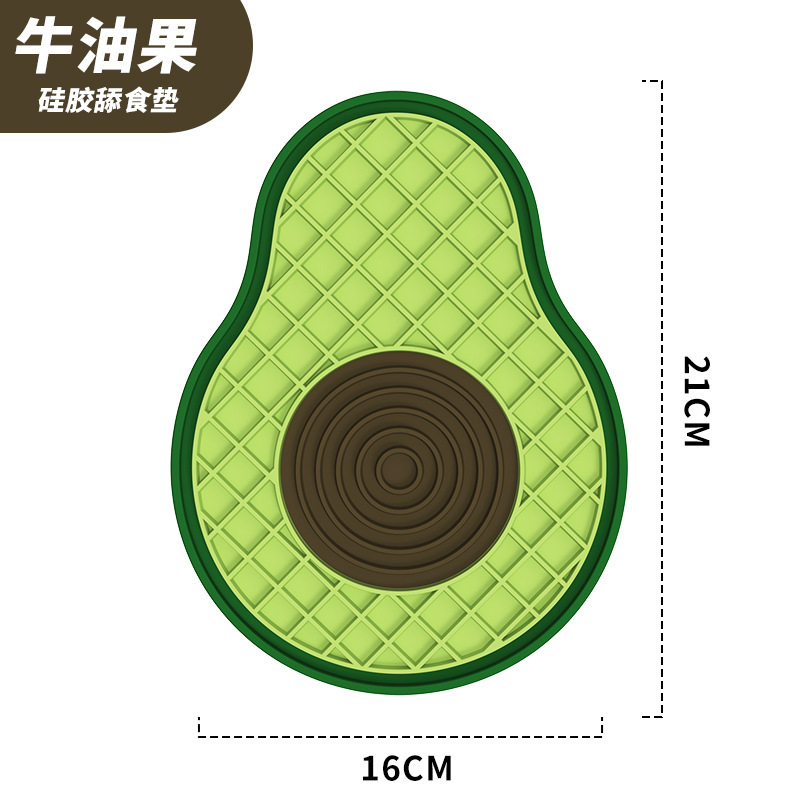 Tapete de Silicona para Mascotas, Popular en el Extranjero, para Alimentación Lenta, Suministros para Perros, Tapete para Lamer, Comedero para Gatos con Ventosa, Plato para Lamer para Perros