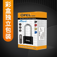 opel waist round zinc alloy password lock solid color thickened password lock mini bottom opening 4 wheel password padlock small