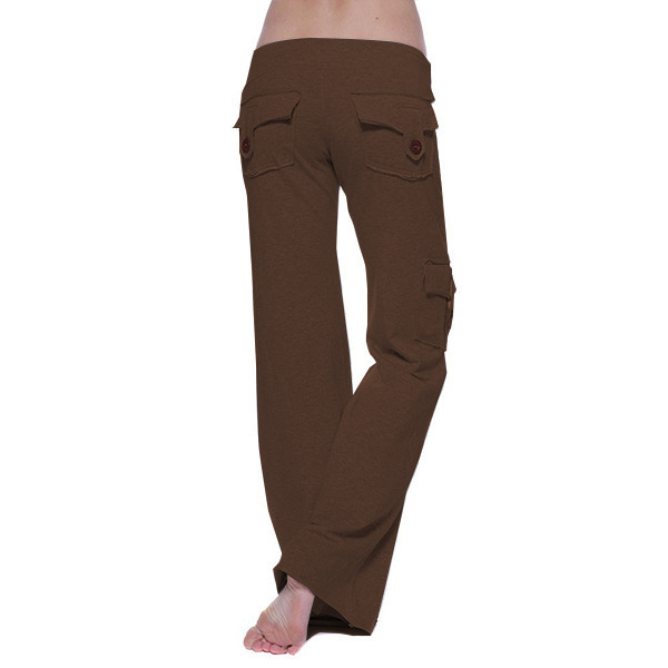 Women's Casual Solid Color Full Length Casual Pants display picture 5