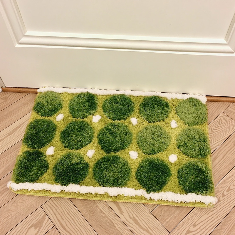 Tapis de bain floqué 3d absorbant et antidérapant pour sol_voghion.com