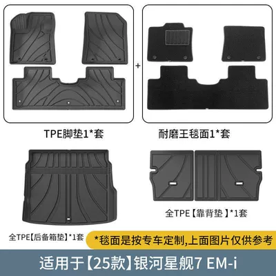 2025 Geely Galaxy Starship: Universal Foot Pad - starship-7-tpe-foot-pad-double-layer-trunk-pad-backrest-pad