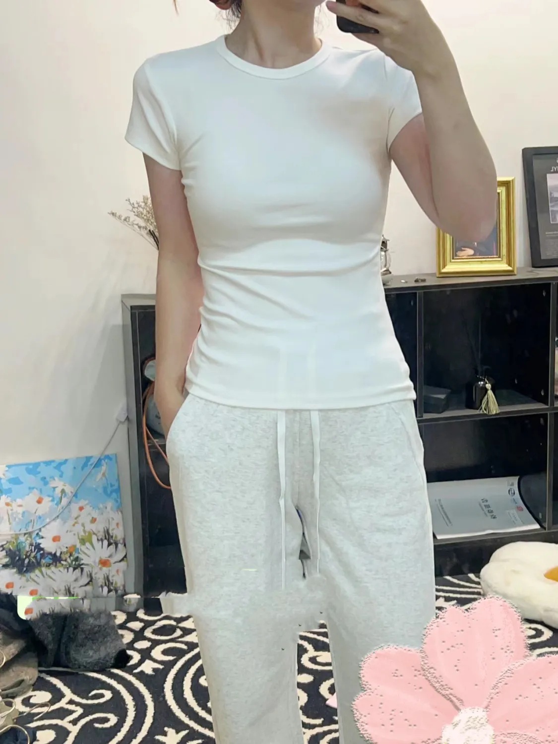 Maillard Shoulder Short-sleeved T-shirt Women's Summer Commuter Design Niche Hot Girls Slim-fit Skinny Flying-sleeved Top 5