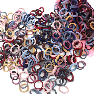 Towel Ring Hair Rope Wholesale Widened DIY Black Baby Head Rope Cute Super Thick Extra Wide Basic Hair Accessories