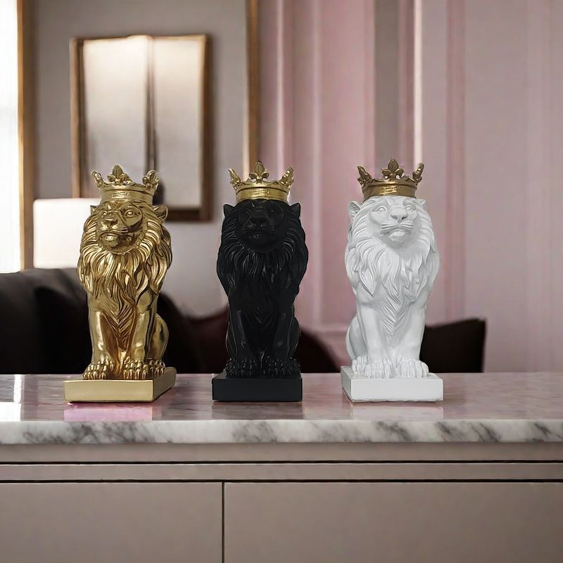 Creative Ornaments for Living Room, Home, Bedside Gifts, High-End Feel, Cross-Border Wholesale Decoration, Small Birthday Crafts, Handmade Lion