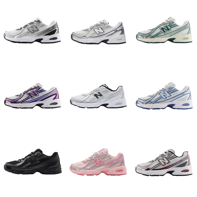 Original New Balance Nb740 Low-Top Mesh Fabric Breathable Sports Shoes Running Shoes Cross-Border 24-Hour Shipping