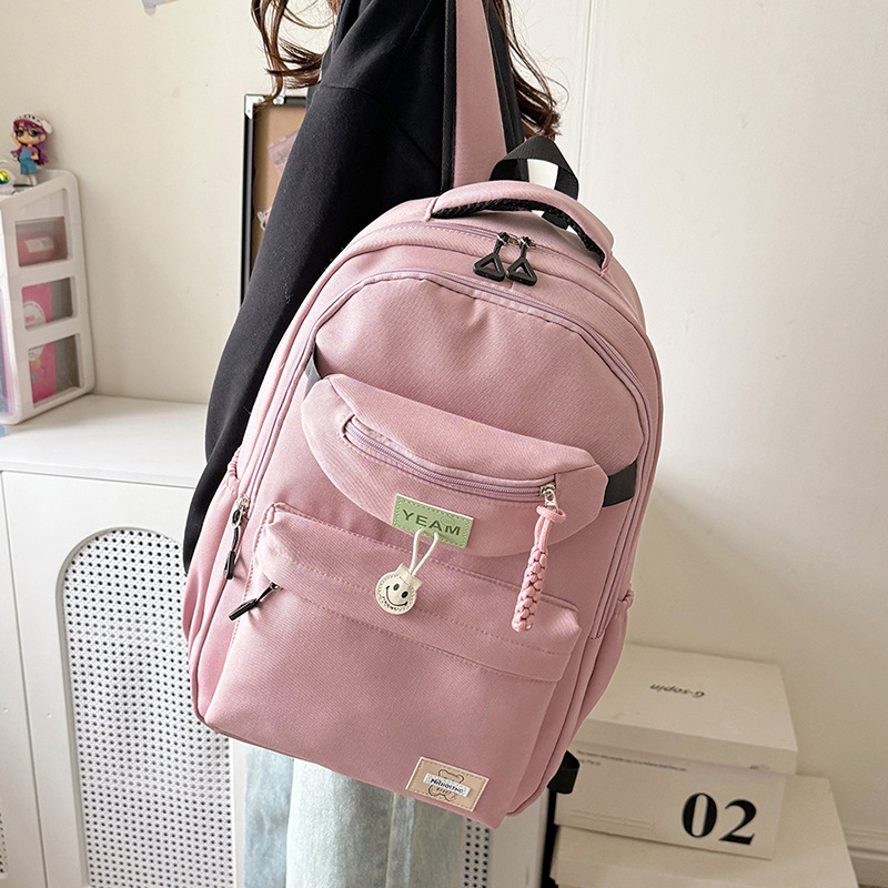 Nuevas mochilas transfronterizas de estudiantes universitarios, mochila de computadora de gran capacidad, mochila de viaje resistente al desgaste gruesa