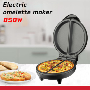 Cross-Border European Household Egg Roll Machine Electric Baking Pan Pizza Machine Pancake Pan Double-Sided Heating Frying Machine