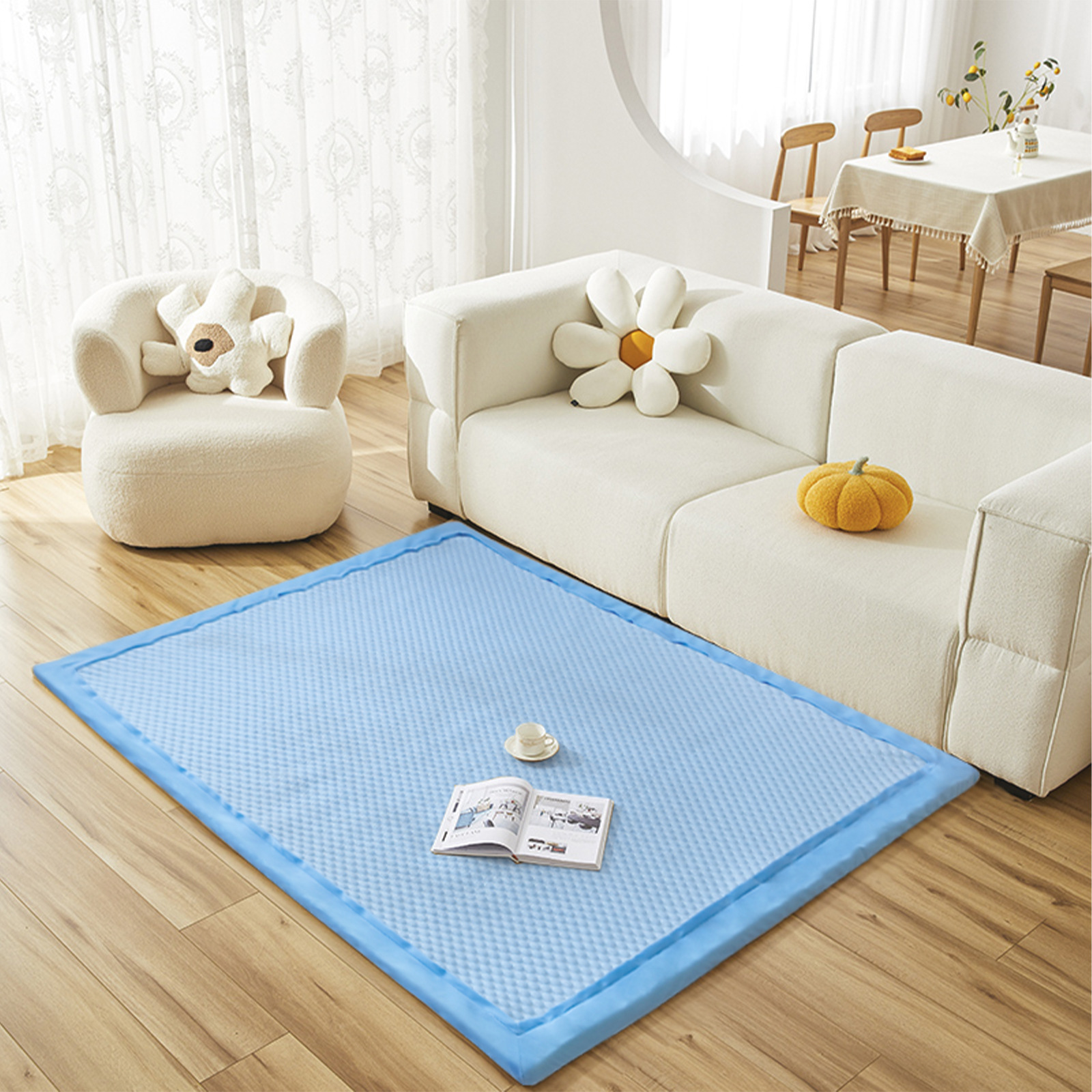 Transfronterizo personalizado con cremallera desmontable reemplazo espeso para niños anti-caída esponja trepa almohadilla de juego de arroz de cocina de arroz