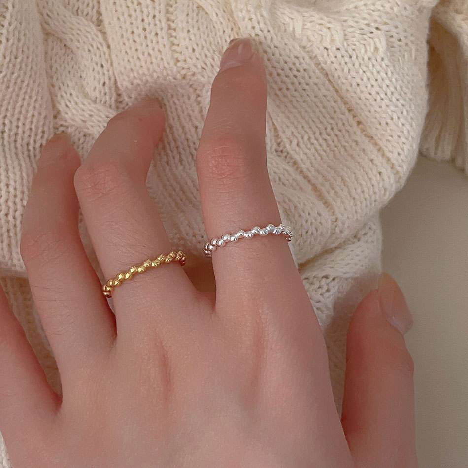 4g Weight 925 Sterling Silver Geometric Rings