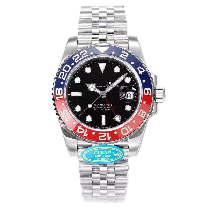 Cross-border foreign trade Greenwich Men's Coke Sprite Ring Business Steel Belt Automatic Mechanical Watch Factory Wholesale
