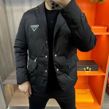 8851欧洲站新款外套男秋冬款大牌轻奢爆款上衣商务休闲时尚羽绒服