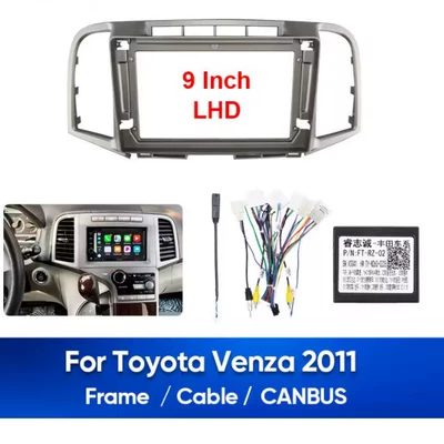 Suitable for 2011 Toyota Venza Android Navigation Large Screen Frame Modified Frame Audio Panel 9inch (Other Car Video)