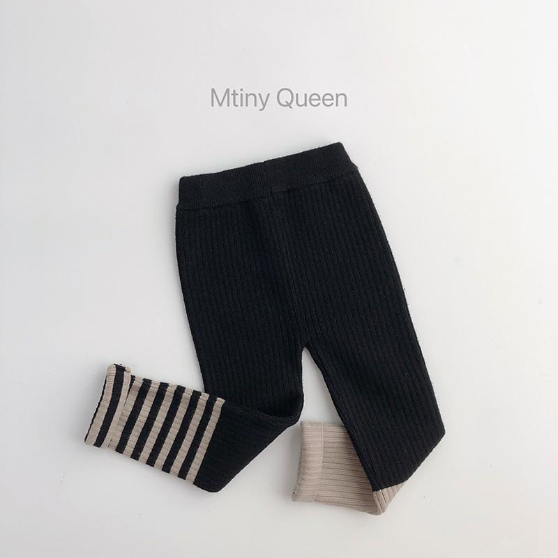Nuevo estilo de todo fósforo, hombres y mujeres coreanos, leggings a rayas, pantalones de punto elásticos delgados para niños image 6