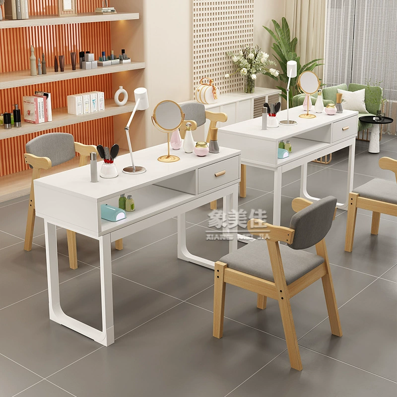 Стол для маникюра, набор стола и стула для маникюра, специальная цена, экономичный маникюрный стол на одного, двух и трех человек, стол для ногтей, стол и стулья для маникюрного салона