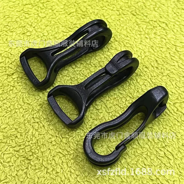 Manufacturer's New Spot 1.2CM Plastic Small Hook 12mm Plastic Lanyard Hook 4-point Webbing Adjustable Buckle